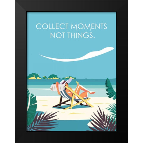 Collect Moments Black Modern Wood Framed Art Print by Escalante, Omar