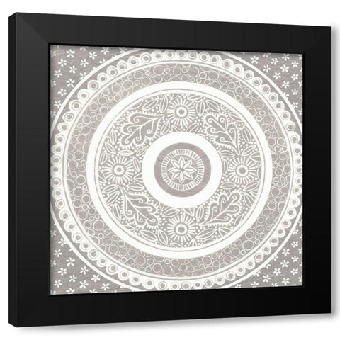 Hemma III Neutral Crop Black Modern Wood Framed Art Print by Lovell, Kathrine