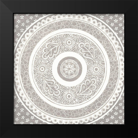 Hemma III Neutral Crop Black Modern Wood Framed Art Print by Lovell, Kathrine