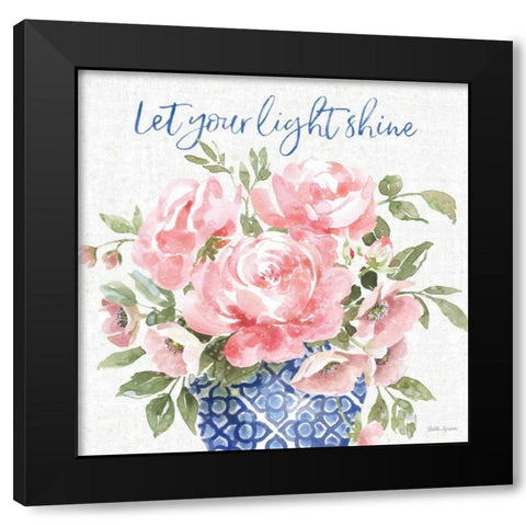 From the East II Black Modern Wood Framed Art Print by Grove, Beth