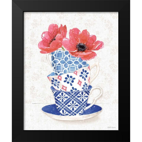 From the East VII Black Modern Wood Framed Art Print by Grove, Beth