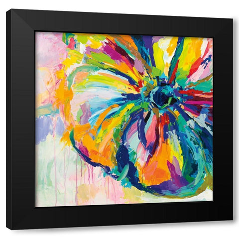 Engaging Black Modern Wood Framed Art Print with Double Matting by Vertentes, Jeanette