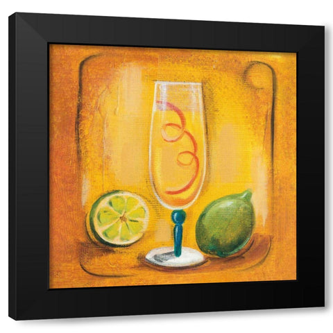Cheers VI Black Modern Wood Framed Art Print by Vassileva, Silvia