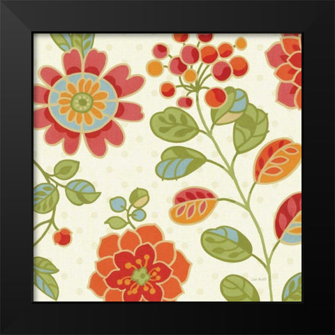 Summer Palette I Black Modern Wood Framed Art Print by Audit, Lisa