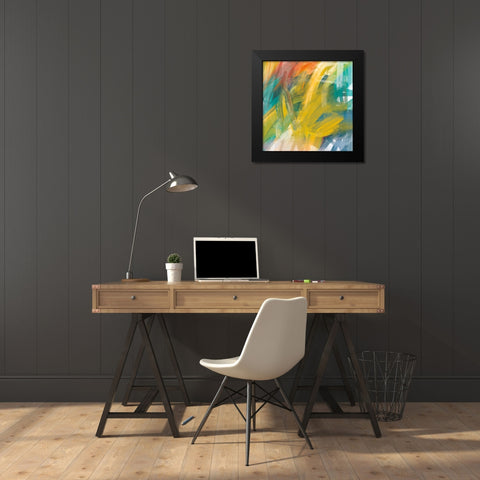 Spectrum Black Modern Wood Framed Art Print by Averinos, Melissa