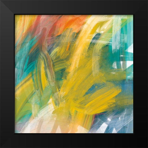 Spectrum Black Modern Wood Framed Art Print by Averinos, Melissa