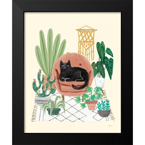 Urban Jungle III Black Modern Wood Framed Art Print by Urban, Mary