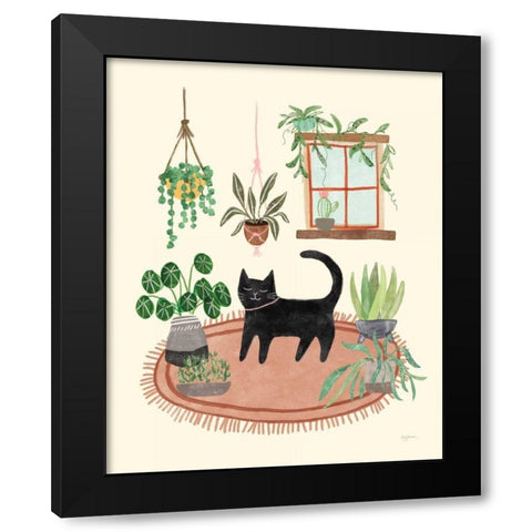 Urban Jungle IV Black Modern Wood Framed Art Print with Double Matting by Urban, Mary