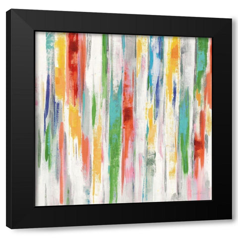 Spring Window Bright Black Modern Wood Framed Art Print with Double Matting by Vassileva, Silvia