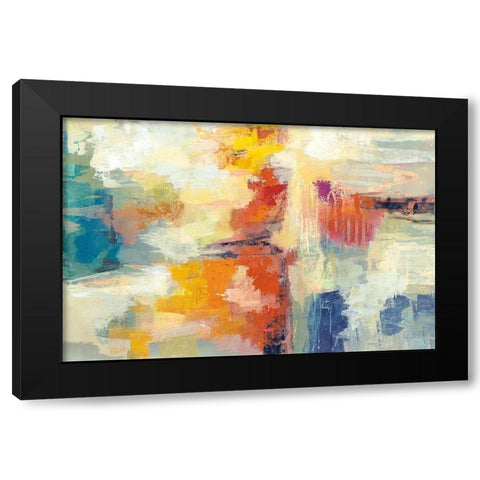 Bright Coral Reef Black Modern Wood Framed Art Print with Double Matting by Vassileva, Silvia
