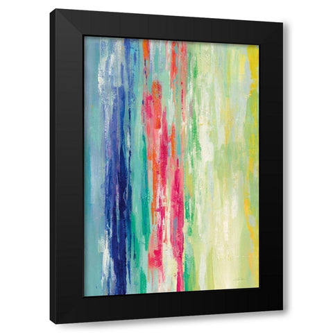 California Surf Bright Crop Black Modern Wood Framed Art Print by Vassileva, Silvia