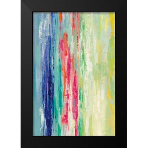 California Surf Bright Crop Black Modern Wood Framed Art Print by Vassileva, Silvia