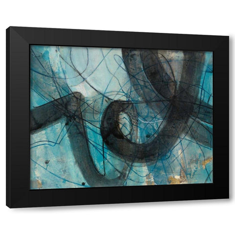Into the Deep I Black Modern Wood Framed Art Print with Double Matting by Hristova, Albena