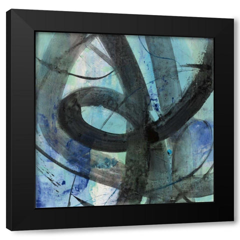 Into the Deep II Black Modern Wood Framed Art Print with Double Matting by Hristova, Albena
