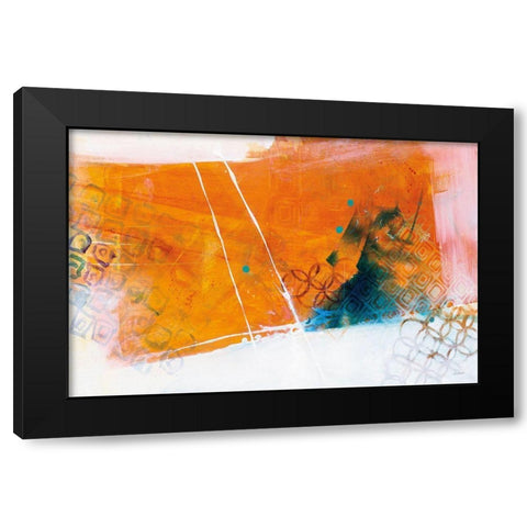 Exaggeration Black Modern Wood Framed Art Print by Schick, Mike