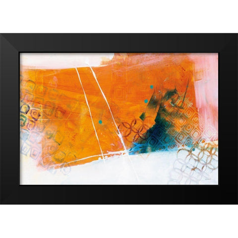 Exaggeration Black Modern Wood Framed Art Print by Schick, Mike