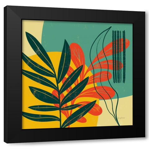 Mid Century Modern I Black Modern Wood Framed Art Print with Double Matting by Thorns, Becky