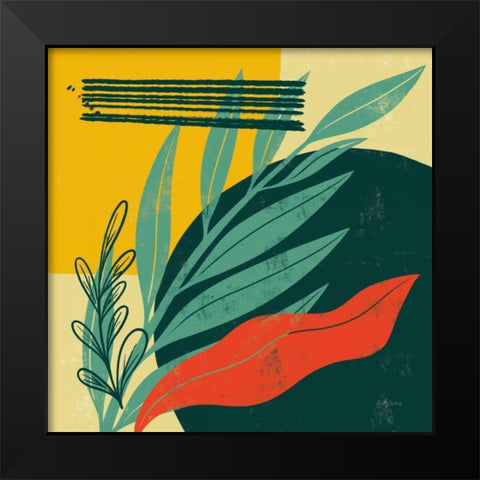 Mid Century Modern IV Black Modern Wood Framed Art Print by Thorns, Becky
