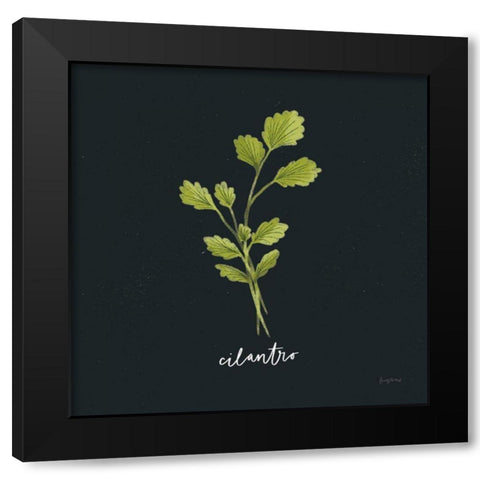 Herbs IV Black Black Modern Wood Framed Art Print by Thorns, Becky