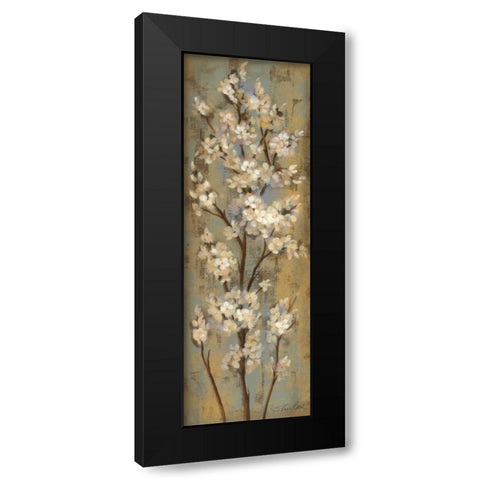 Almond Branch II Black Modern Wood Framed Art Print with Double Matting by Vassileva, Silvia