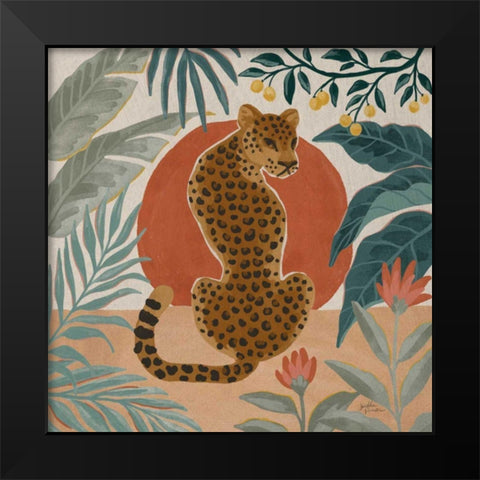 Big Cat Beauty II Black Modern Wood Framed Art Print by Penner, Janelle