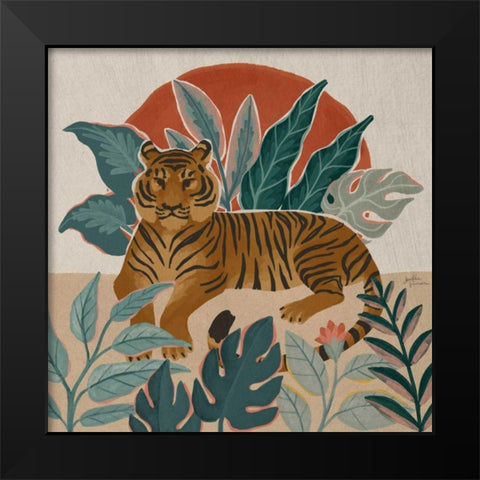 Big Cat Beauty III Black Modern Wood Framed Art Print by Penner, Janelle
