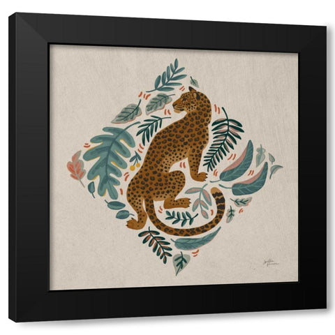 Big Cat Beauty VI Black Modern Wood Framed Art Print with Double Matting by Penner, Janelle