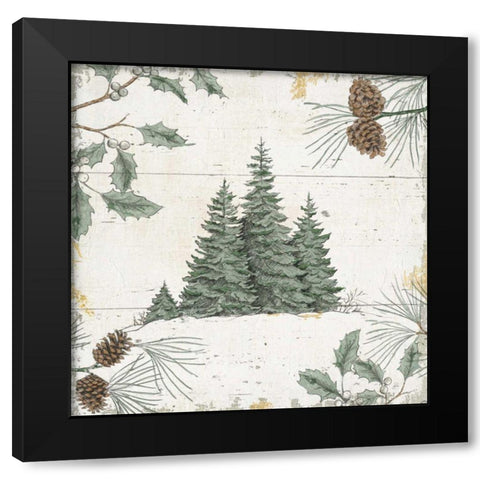 Wild and Beautiful XIII Green Black Modern Wood Framed Art Print with Double Matting by Brissonnet, Daphne