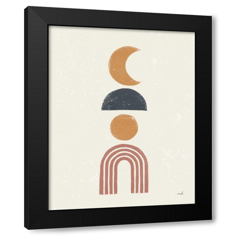 Minimalist Boho I Black Modern Wood Framed Art Print by Hershey, Moira