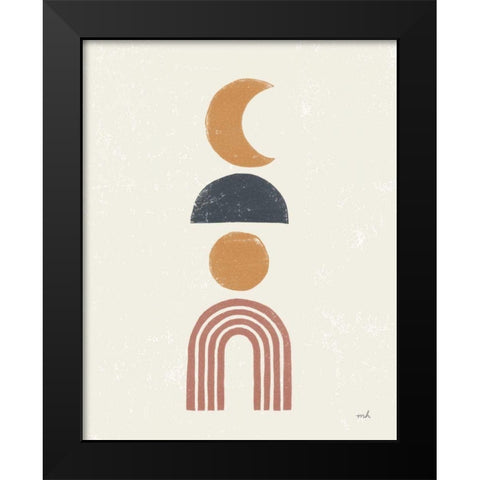 Minimalist Boho I Black Modern Wood Framed Art Print by Hershey, Moira