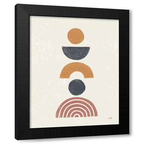 Minimalist Boho II Black Modern Wood Framed Art Print by Hershey, Moira