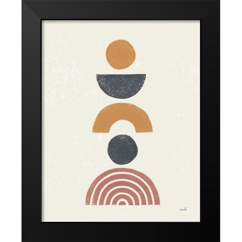 Minimalist Boho II Black Modern Wood Framed Art Print by Hershey, Moira
