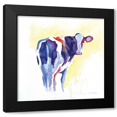 Holstein I Black Modern Wood Framed Art Print by Valle, Aimee Del