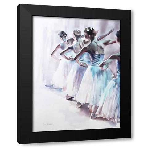 Ballet II Black Modern Wood Framed Art Print with Double Matting by Valle, Aimee Del