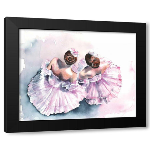 Ballet III Black Modern Wood Framed Art Print with Double Matting by Valle, Aimee Del