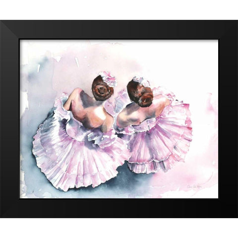 Ballet III Black Modern Wood Framed Art Print by Valle, Aimee Del