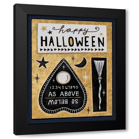 Frightfully Wicked VI Dark Black Modern Wood Framed Art Print with Double Matting by Averinos, Melissa