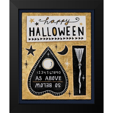 Frightfully Wicked VI Dark Black Modern Wood Framed Art Print by Averinos, Melissa