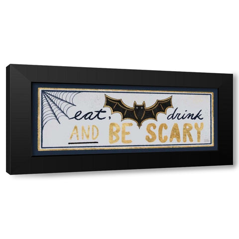 Frightfully Wicked IX Dark Black Modern Wood Framed Art Print with Double Matting by Averinos, Melissa