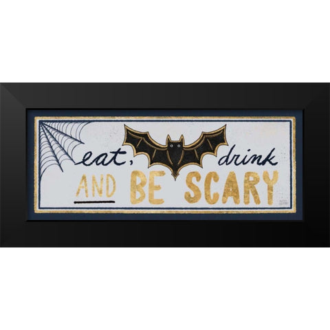 Frightfully Wicked IX Dark Black Modern Wood Framed Art Print by Averinos, Melissa