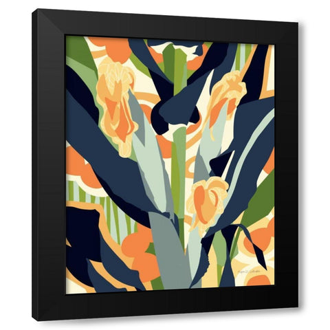 Sweet Corn Black Modern Wood Framed Art Print with Double Matting by Gallagher, Megan