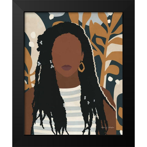 Modern Woman I Black Modern Wood Framed Art Print by Gallagher, Megan