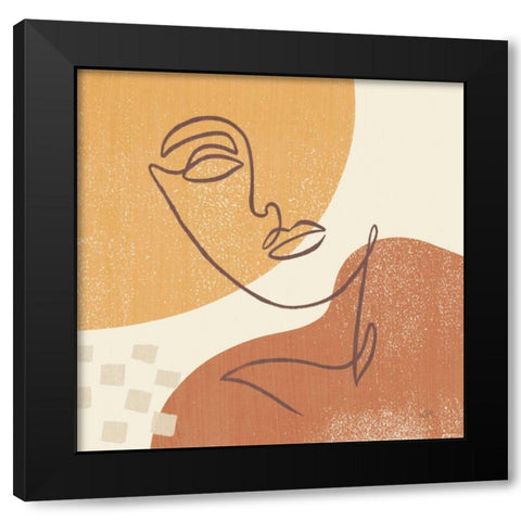 Through the Window III Black Modern Wood Framed Art Print by Marshall, Laura