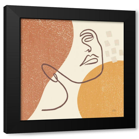 Through the Window IV Black Modern Wood Framed Art Print with Double Matting by Marshall, Laura