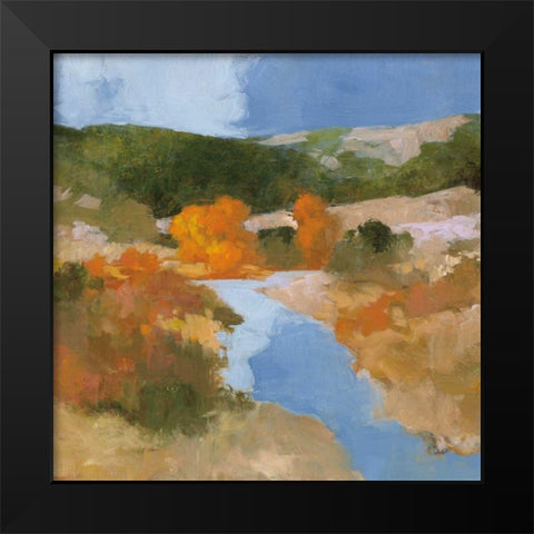 Autumn in the West Sq Black Modern Wood Framed Art Print by Purinton, Julia