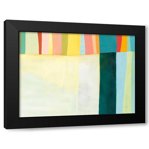 Twelve Bar I Black Modern Wood Framed Art Print by Davies, Jane