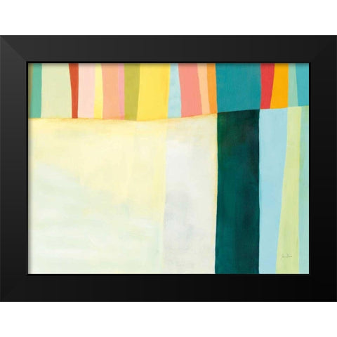 Twelve Bar I Black Modern Wood Framed Art Print by Davies, Jane