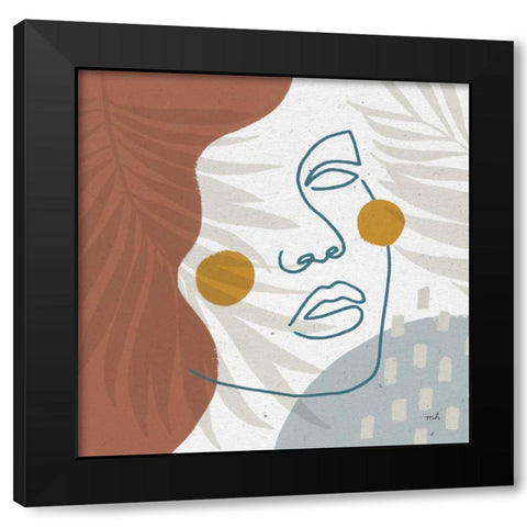 Island Breeze I Black Modern Wood Framed Art Print with Double Matting by Hershey, Moira