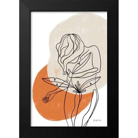 Planted II Black Modern Wood Framed Art Print by Thorns, Becky