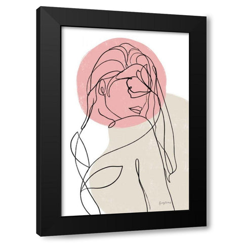 Planted III Black Modern Wood Framed Art Print with Double Matting by Thorns, Becky